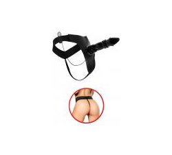 Fetish Fantasy Black Magic Vibrating Strap On 7.5 Inch Black  